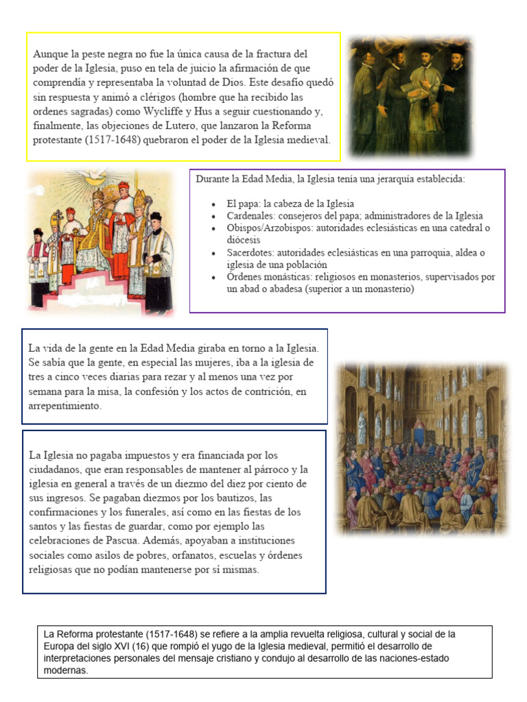 La Iglesia Medieval y su Declive | PDF | Iglesia Católica | Edades medias