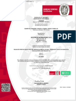 Certificado SPT, Cintas y Hebillas C2022.00120 Con Anexos V.3 Retie