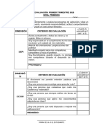 AUTOEVALUACIÓN 4to C