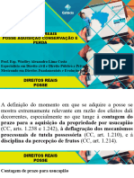 Aula 3 - Posse - Aquisição - Conservação e Perda Da Posse