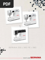 Bernina 330/350PE/380 Sewing Machine Instruction Manual