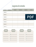 Folha Planner Estudos