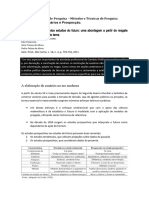 Aula 10a - Projeto de Pesquisa - Métodos e Técnicas de Pesquisa - Produção de Cenários e Prospecção