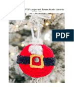 Donut de Santa PDF Amigurumi Patron Gratis