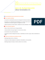 Riesgos de Incendios Forestales y Consejos de Autoprotección