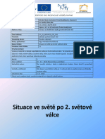 11 Situace Ve Světě Po Druhé Světové Válce