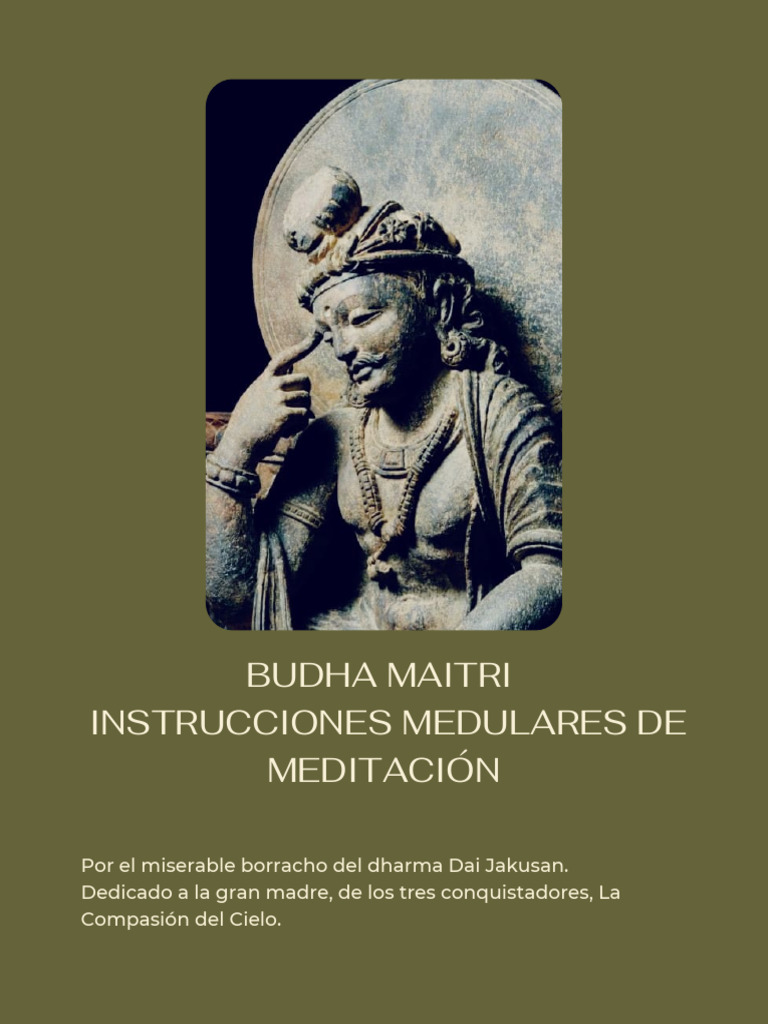Instrucciones de Meditación Budista | PDF | Pensamiento | Mente