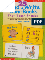 25 Read & Write Mini-Books That Teach Phonics - Sanders, Nancy I - 2004 - New York - Scholastic Professional Books - 9780439458542 - Anna's Archive