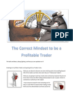 The Correct Mindset To Be A Profitable Trader