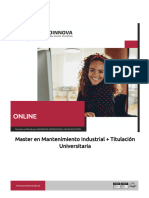 Master Mantenimiento Industrial