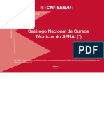 Catálogo Nacional de Cursos Técnicos Do SENAI ( )