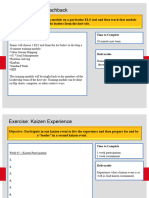 Teachback - Kaizen Assignments