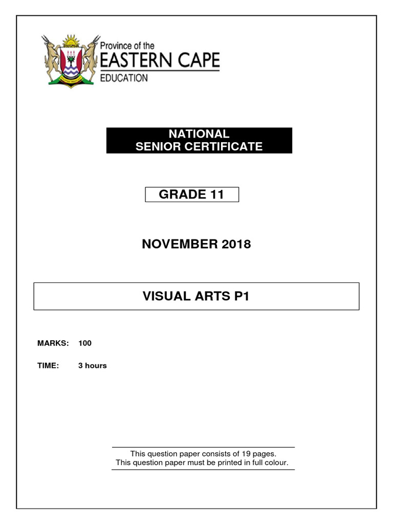 visual-arts-p1-gr11-qp-nov2018-english-pdf-art-classics