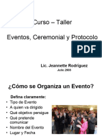 Eventos, Ceremonial y Protocolo 2