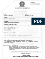 Certificado de Dispensa de Incorporação - DAVI SANTOS LIMA