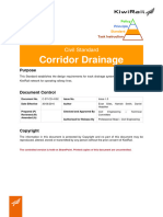 Corridor Drainage: Civil Standard