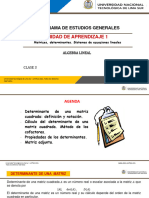 Clase 3 de Álgebra Lineal Untels