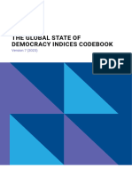 Global State of Democracy Indices Codebook v7 2023