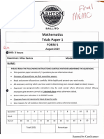 Trials Paper 1 MEMO 2019