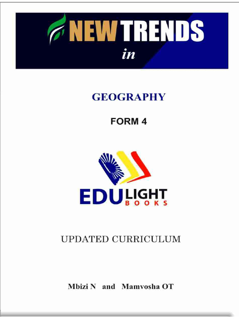 New Trends in Geography - Form 4 | PDF