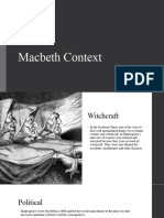 Macbeth Context