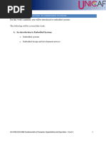 Week 6 - An Introduction To Embedded Systems 1