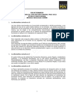 Solucionario 1° JEG 2022 Ciencias TP