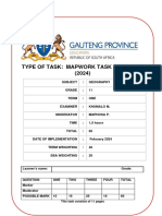 Type of Task: Mapwork Task Exampler (2024)