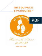 Statuts Du Parti Les Patriotes