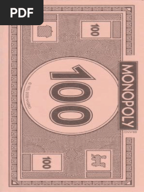 monopoly money 100