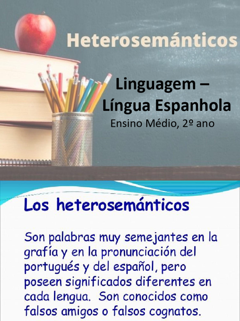 Heterosemânticos em Espanhol: Guia Prático | PDF