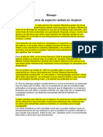 TEA Trastorno de Espectro Autista en Mujeres