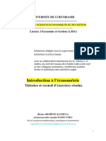 Econometrie Exercices Hhkat Ok2 PDF