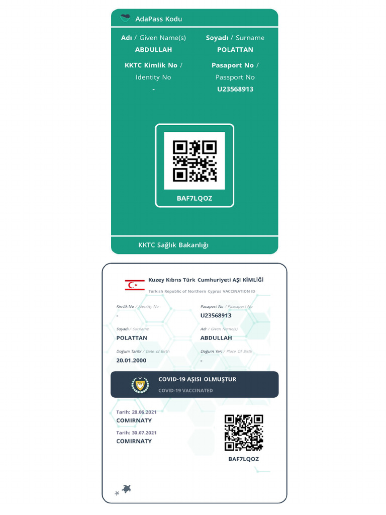 AdaPass Cards | PDF