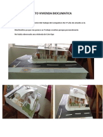 PROYECTO VIVIENDA BIOCLIMATICA