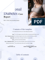 Patient With Gestational Diabetes Case Report