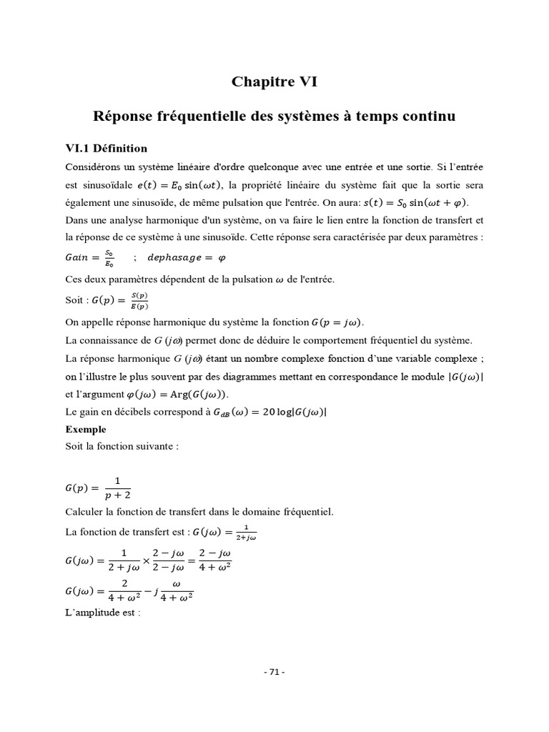 Asservissements Partie2 | PDF