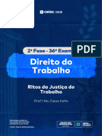 E-Book Ritos Da Justiça Do Trabalho - Prof. Cleize Kohls