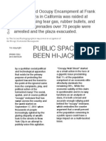 Missive From The 2nd Psychogeographical Association To The People of Carbondale and Beyond in Recognition of Occupy Carbondale