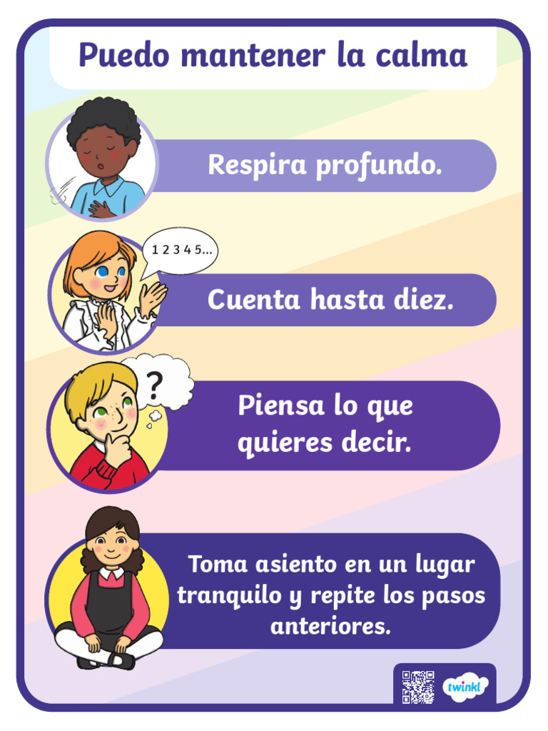 Estrategias para Mantener la Calma | PDF | Artes del Lenguaje y ...