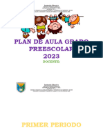 Planes de Aula Grado Preescolar