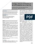 Consumers Knowledge Attitude and Practices On Overthecounter Otc Medicine Use in Cebu City