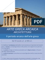 Grecia Arcaica - Architettura