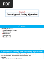 Chapter - 3 - Searching and Sorting Algorithms