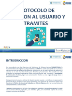 Protocolo de Atencion Al Usuario y Tramites 2016-1