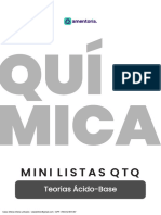 Mini QTQ - Teorias Ácido Base