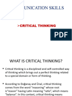 Critical Thinking