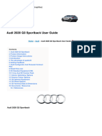 2020 q3 Sportback Manual