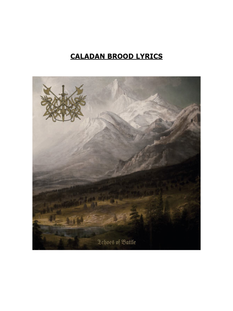 Caladan Brood Lyrics PDF
