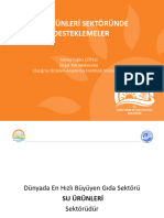 7-Su Ürünleri Sektöründe Desteklemeler